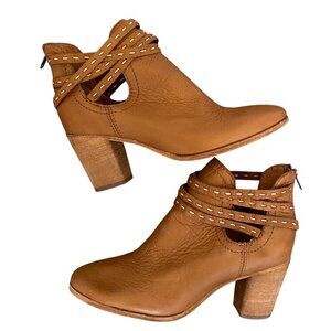 Frye Naomi Pickstitch Leather Booties